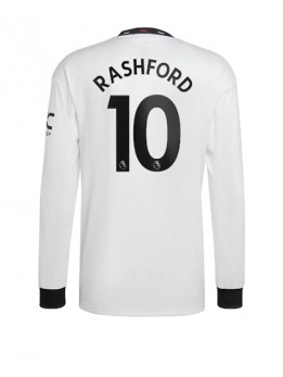 Manchester United Marcus Rashford #10 Auswärtstrikot 2022-23 Langarm